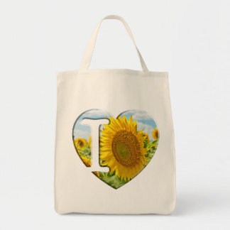 Bolso De Tela Amo los girasoles -