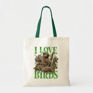 Bolso De Tela Amo los pájaros