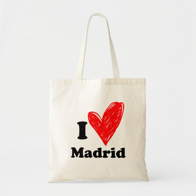 Bolso De Tela Amo Madrid (Frente)