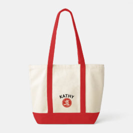 Bolso De Tela Amo Mahjong - Buena suerte personalizada