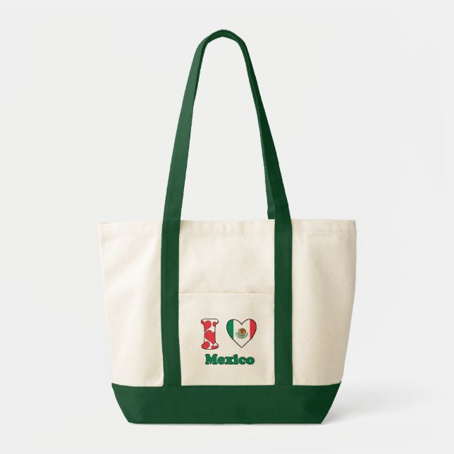 Bolso De Tela Amo México (Frente)