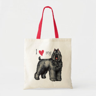 Bolso De Tela Amo mi Bouvier