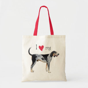Bolso De Tela Amo mi Coonhound de Bluetick