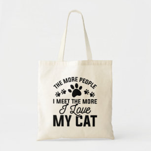 Bolso De Tela Amo Mi Gato