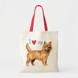 Bolso De Tela Amo mi mojón Terrier