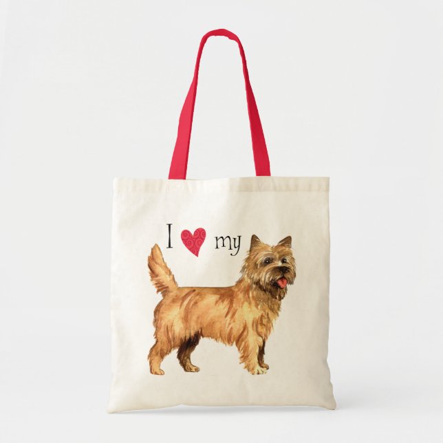 Bolso De Tela Amo mi mojón Terrier (Frente)
