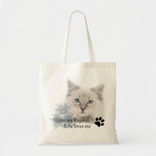 Bolso De Tela Amo mi ragdoll