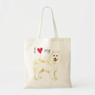 Bolso De Tela Amo mi Samoyed