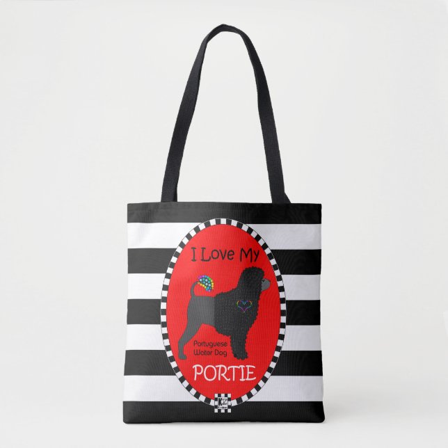 Bolso De Tela Amo Mi tote Portie (Anverso)