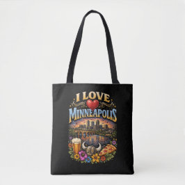 Bolso De Tela Amo Minneapolis