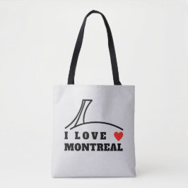 Bolso De Tela Amo Montreal