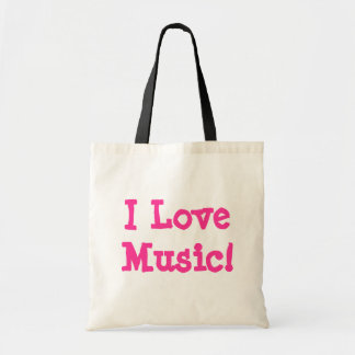 Bolso De Tela ¡Amo música!
