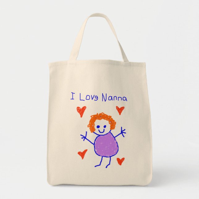 Bolso De Tela Amo Nanna (Frente)