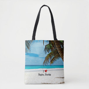 Bolso De Tela Amo Nápoles, Florida