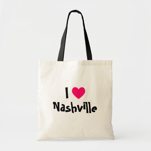 Bolso De Tela Amo Nashville (Frente)