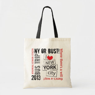 Bolso De Tela Amo New York City