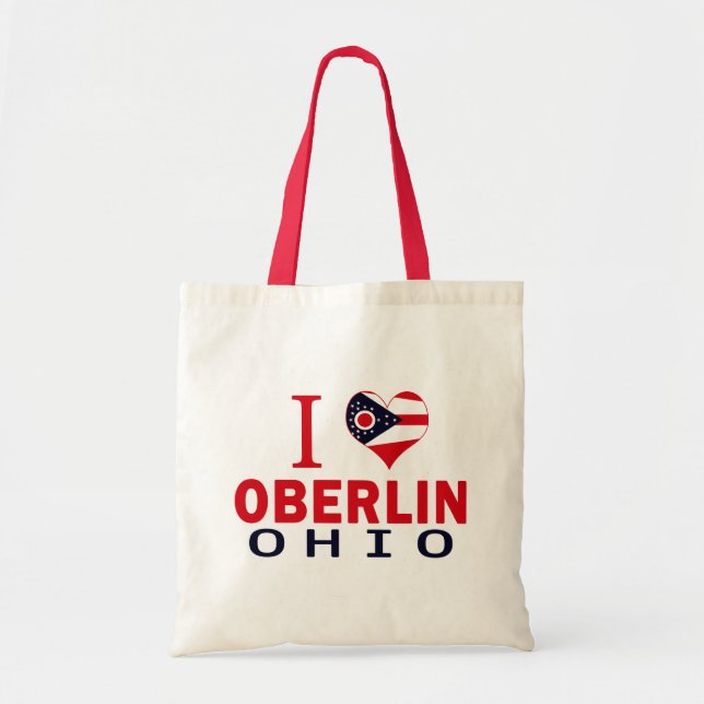 Bolso De Tela Amo Oberlin, Ohio (Frente)