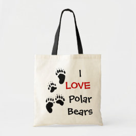 BOLSO DE TELA AMO OSOS POLARES