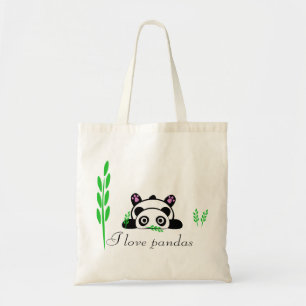 Bolso De Tela Amo pandas