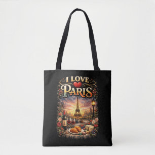Bolso De Tela Amo París