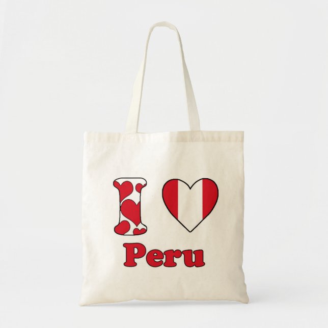 Bolso De Tela Amo Perú (Frente)