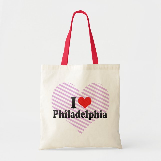 Bolso De Tela Amo Philadelphia (Frente)