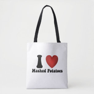 Bolso De Tela Amo Puré De Papas Regalo De Cena De Acción De Grac