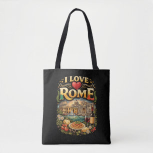 Bolso De Tela Amo Roma