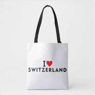 Bolso De Tela Amo Suiza como un viaje al corazón