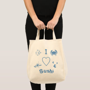 Bolso De Tela Amo Sushi