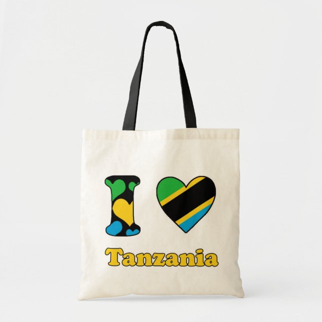 Bolso De Tela Amo Tanzania (Frente)