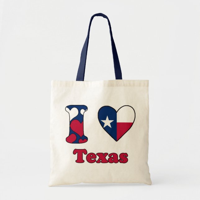 Bolso De Tela Amo Texas (Frente)