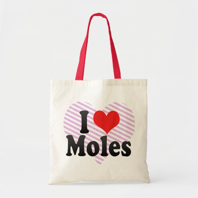 Bolso De Tela Amo topos (Frente)