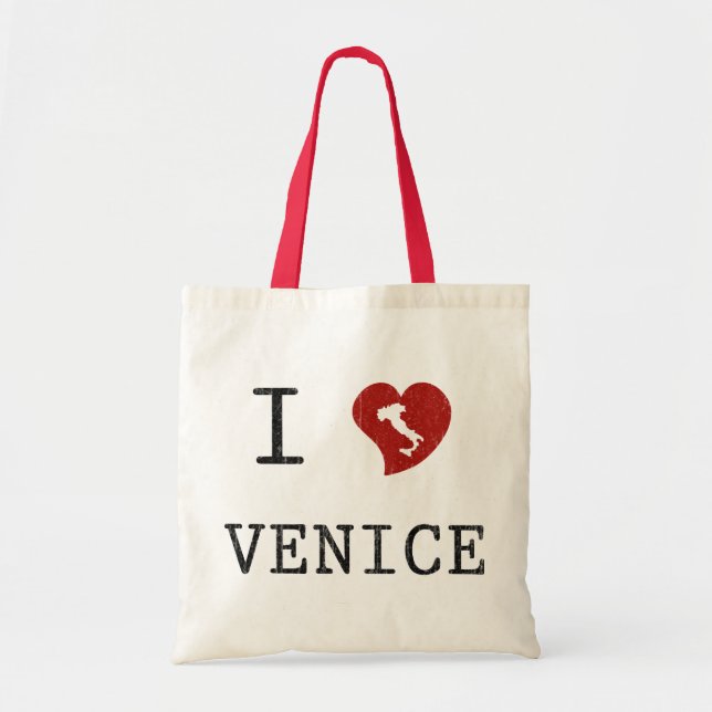Bolso De Tela Amo Venecia (Frente)
