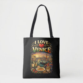 Bolso De Tela Amo Venecia