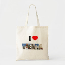 Bolso De Tela Amo Viena Austria
