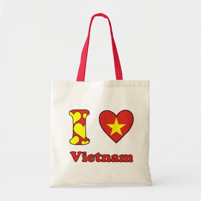 Bolso De Tela Amo Vietnam (Frente)