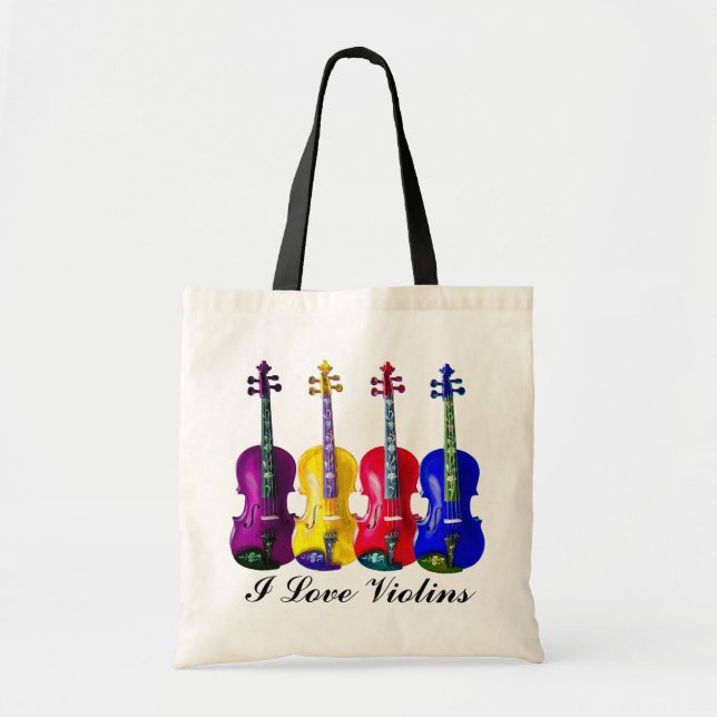 BOLSO DE TELA AMO VIOLINS-BAG (Frente)