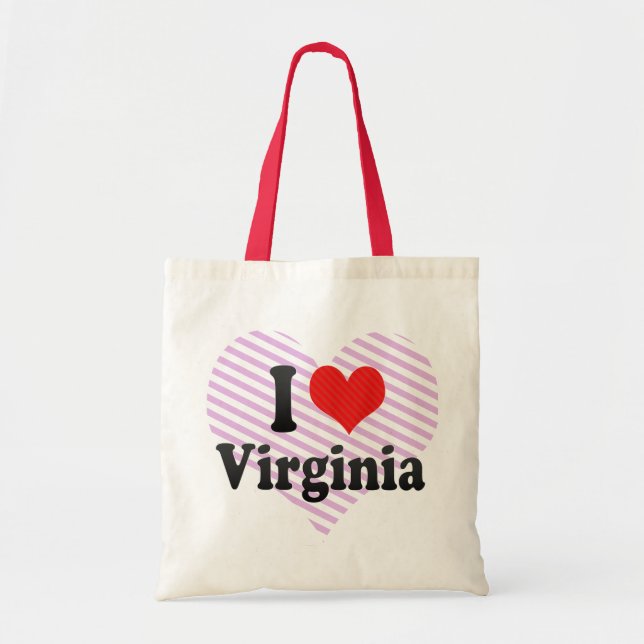 Bolso De Tela Amo Virginia (Frente)