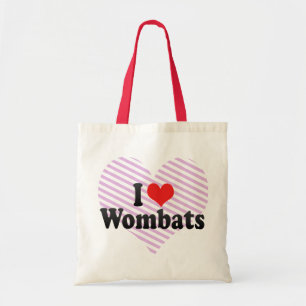 Bolso De Tela Amo Wombats