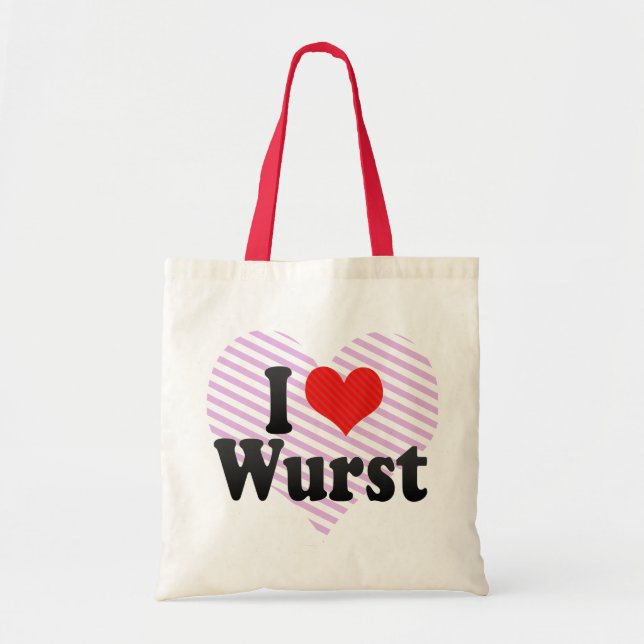 Bolso De Tela Amo Wurst (Frente)