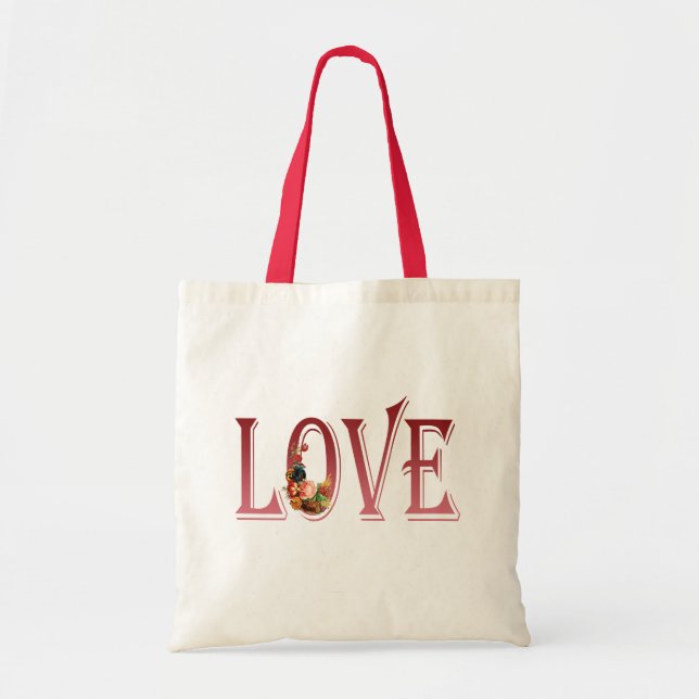 BOLSO DE TELA AMOR (Frente)