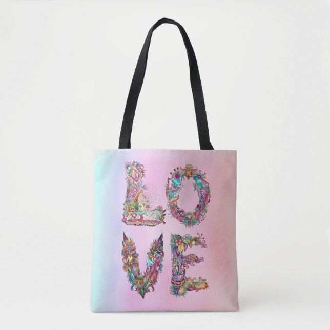 BOLSO DE TELA AMOR (Anverso)