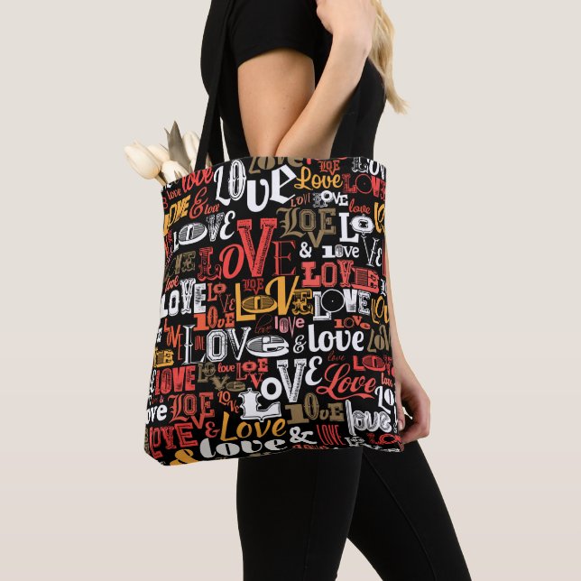 Bolso De Tela Amor 2 (Detalle)