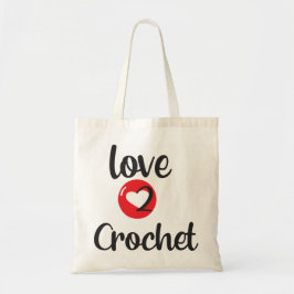 Bolso De Tela amor 2 crochet