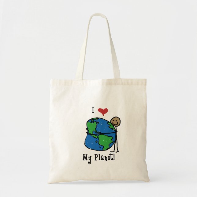 Bolso De Tela Amor 2 del planeta (Frente)