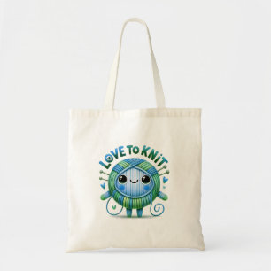 Bolso De Tela Amor a la cita amada del cielo azul bola verde yar