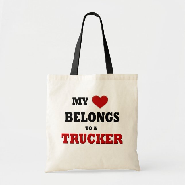 Bolso De Tela Amor a los camioneros (Frente)