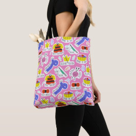 Bolso De Tela Amor al Tejido y Ganchillo