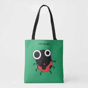 Bolso De Tela Amor, amor, amor